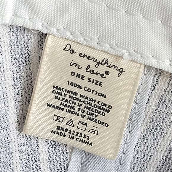 Do everything in love Women\'s Pinstripe 100% Cotton Striped Baseball Cap Blue main image 10